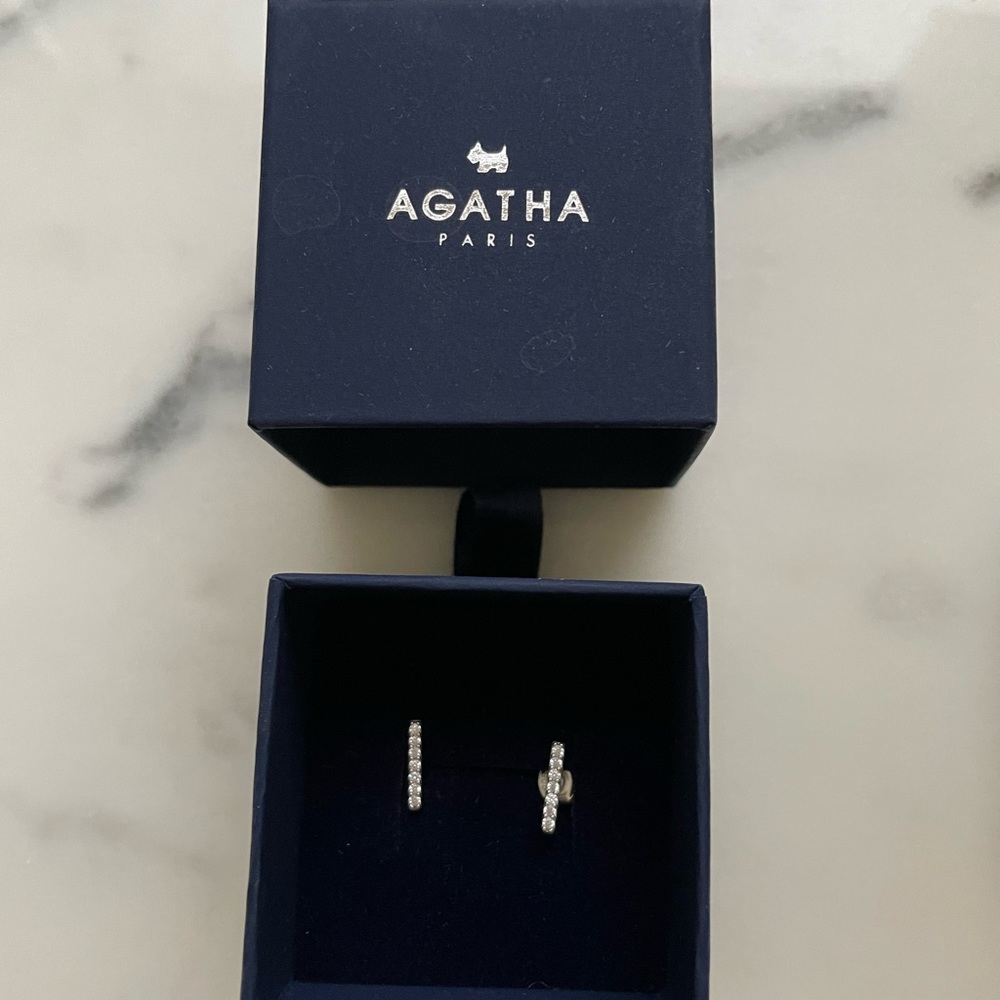 Agatha Paris earrings. New with box.